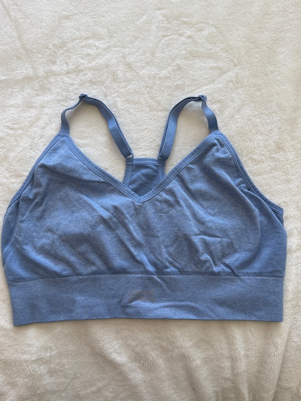 PINK Victoria's Secret Light Blue Racerback Bra